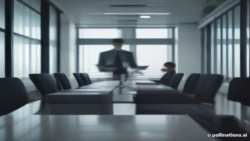 小蓝视频团队在蓝色棚拍现场为企业宣传片布光